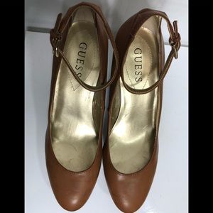 GUESS Women’s Heels, Brown, Covered Toe 8